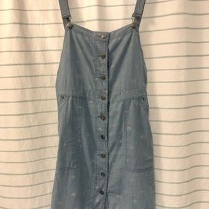 Brooklyn Industries Jean Skirt Overalls